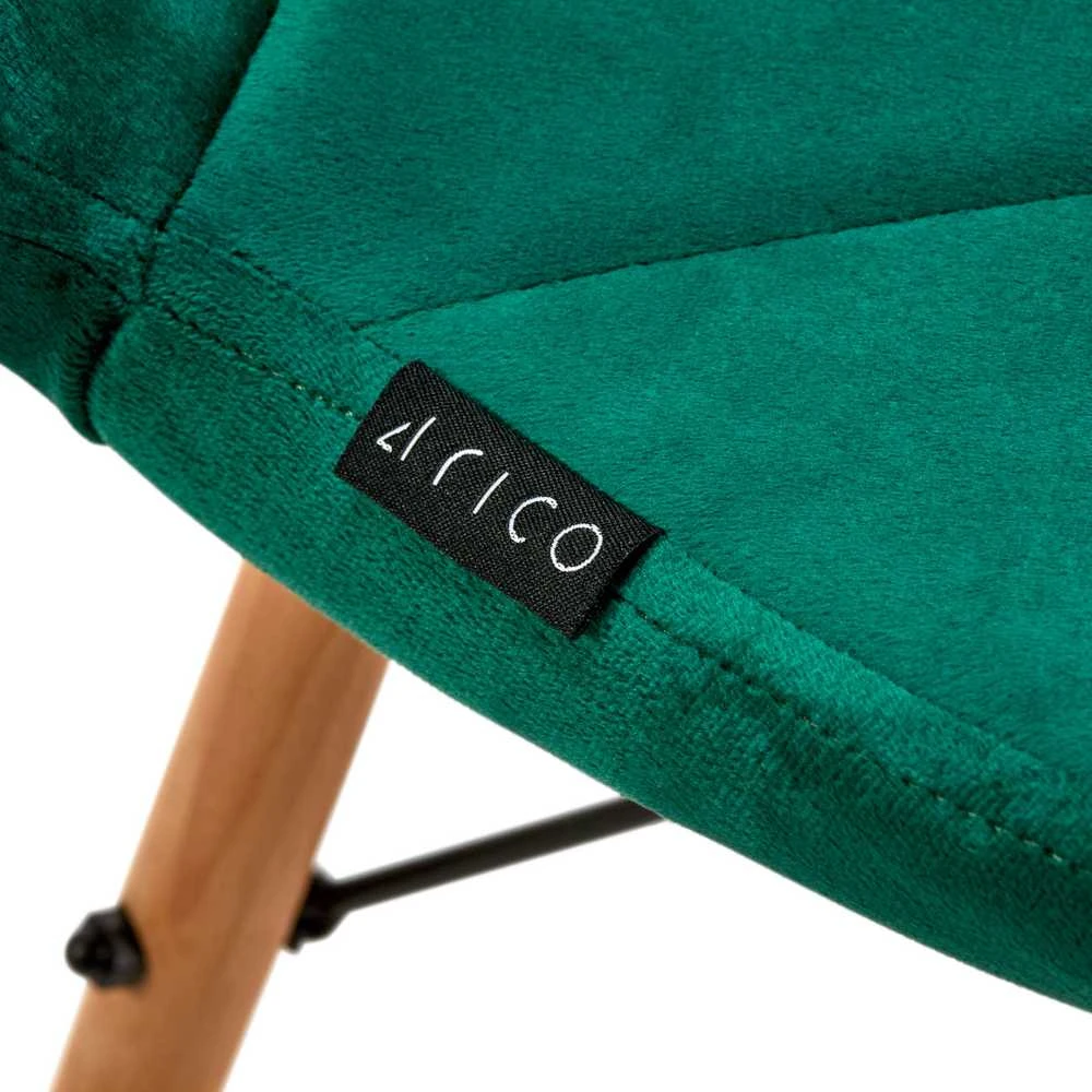 Activeshop Kėdė 4Rico QS-186 Scandi Velvet Žalias