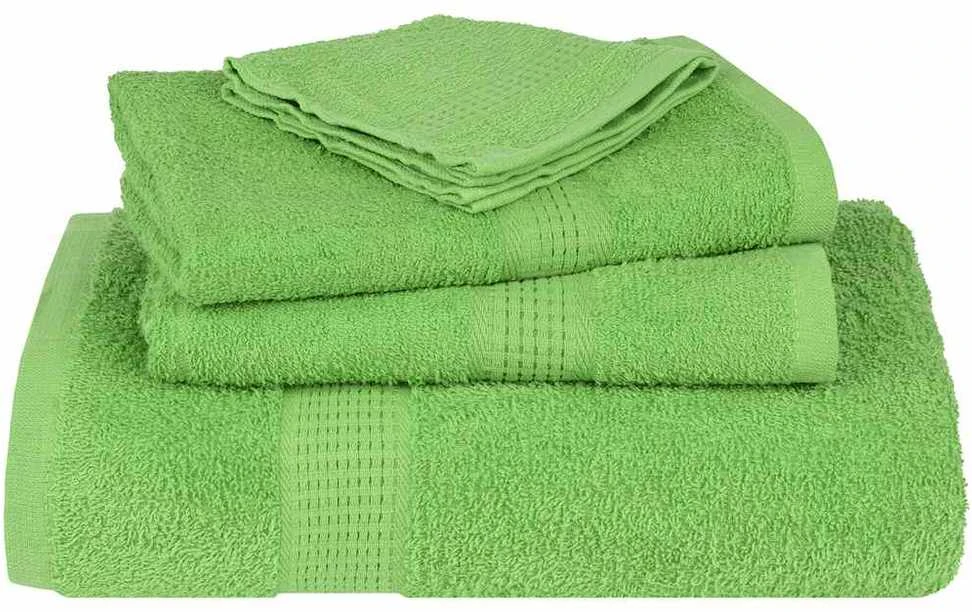 Rankšluostis Rankšluosčių rinkinys, 6vnt., žali, 100% medvilnė, 360g/m²