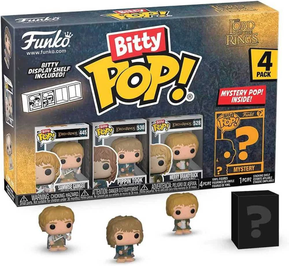 FUNKO Bitty POP! Figūrėlių rinkinys: The Lord of the Rings, ~3 cm (4 vnt.)