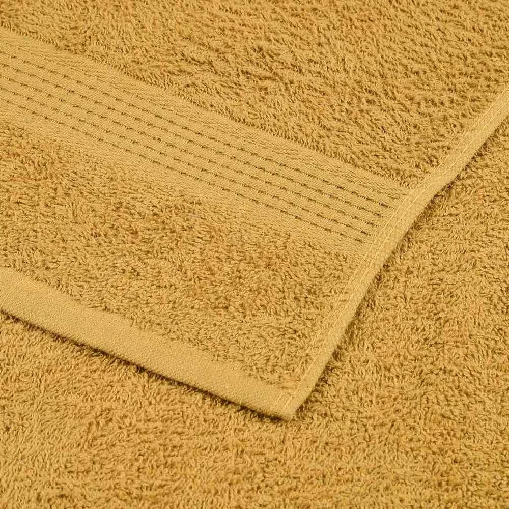 Rankšluostis Rankšluosčių rinkinys, 8vnt., auksiniai, 100% medvilnė, 360g/m²