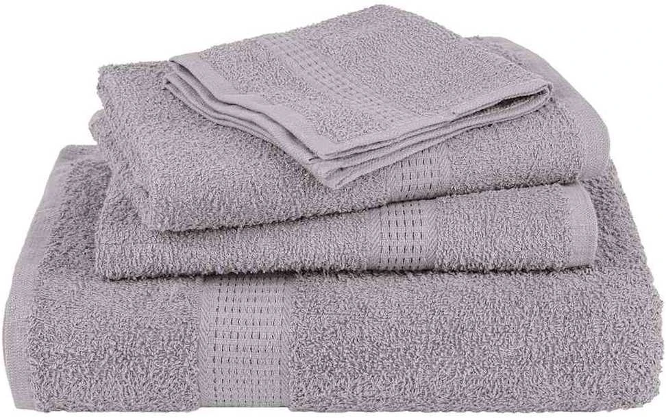 Rankšluostis Rankšluosčių rinkinys, 8vnt., pilki, 100% medvilnė, 360g/m²