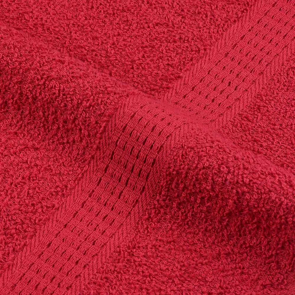 Rankšluostis Rankšluosčių rinkinys, 8vnt., raudoni, 100% medvilnė, 360g/m²