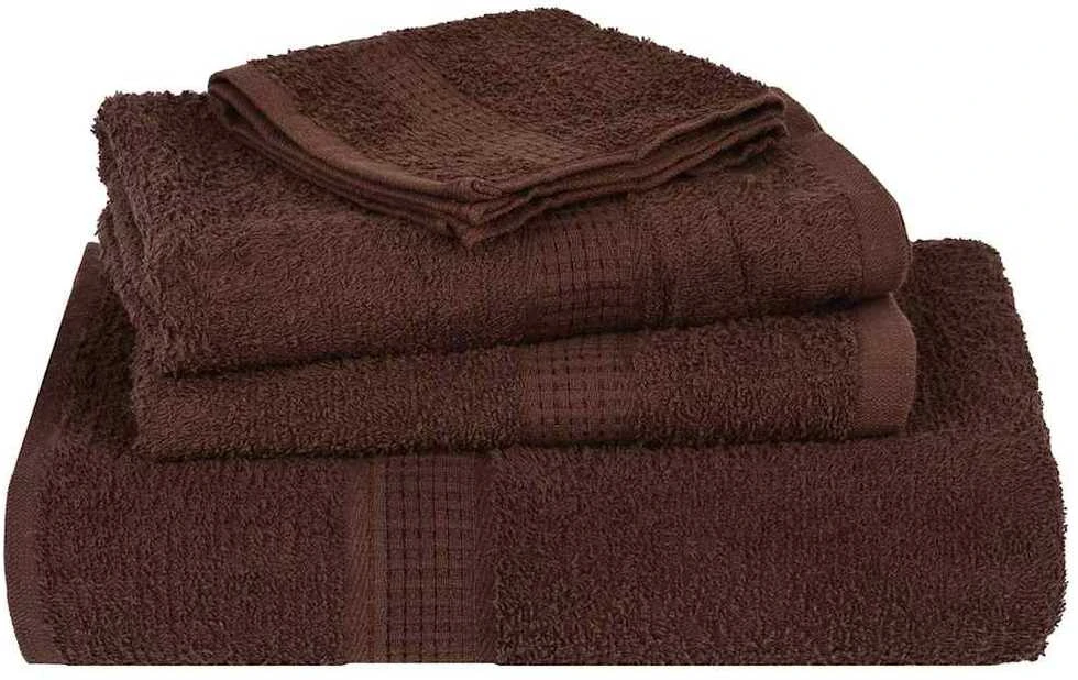 Rankšluostis Rankšluosčių rinkinys, 8vnt., rudi, 100% medvilnė, 360g/m²