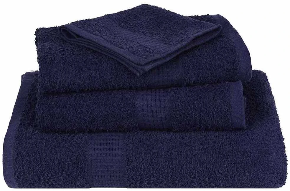 Rankšluostis Rankšluosčių rinkinys, 8vnt., mėlyni, 100% medvilnė, 360g/m²