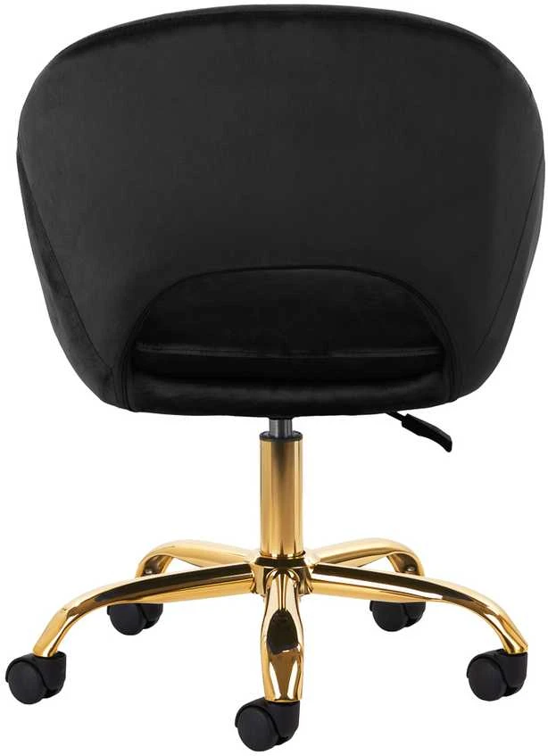 Fotelis Activeshop Biuro kėdė su ratukais 4Rico QS-MF18G Velvet Juodas