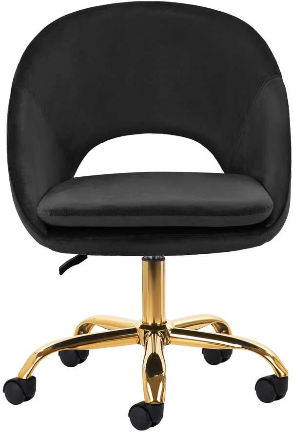Fotelis Activeshop Biuro kėdė su ratukais 4Rico QS-MF18G Velvet Juodas