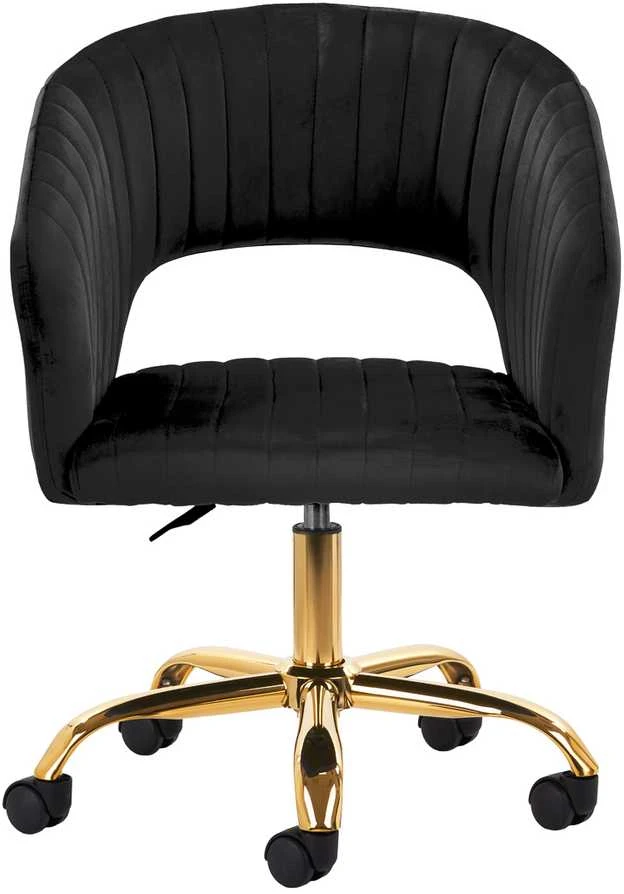 Fotelis Activeshop Biuro kėdė su ratukais 4Rico QS-OF212G Velvet Juodas