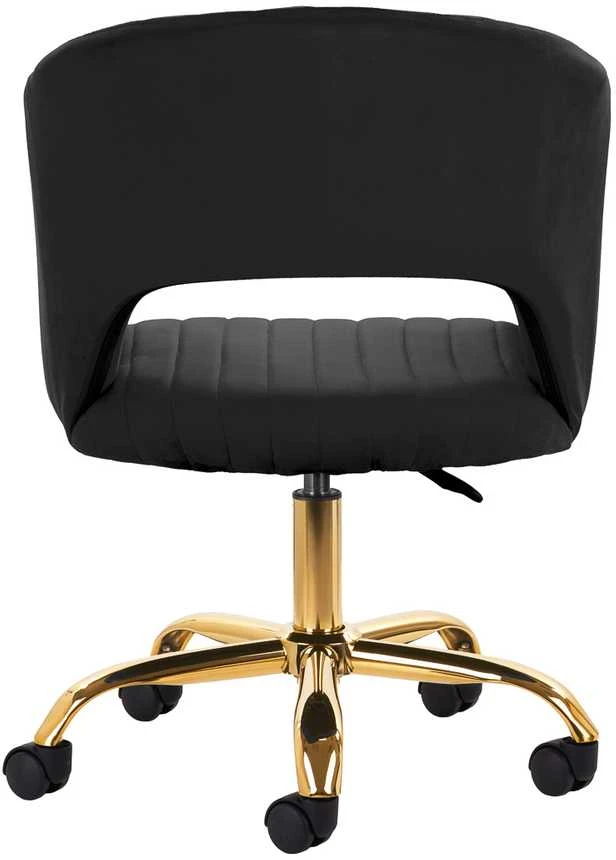 Fotelis Activeshop Biuro kėdė su ratukais 4Rico QS-OF212G Velvet Juodas