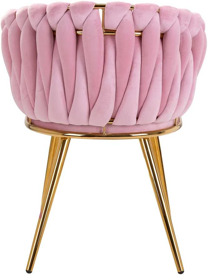 Activeshop Fotelis 4Rico QS-GW06G Velvet Rožinė