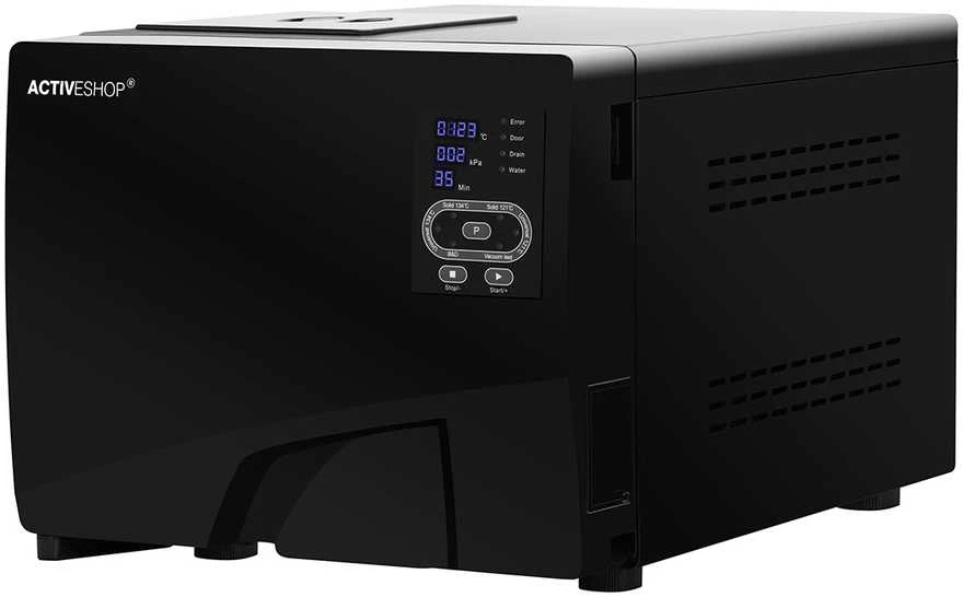 Activeshop Medicininis autoklavas Lafomed Standard Line LFSS12AA LED 12 l, B klasė, su spausdintuvu juodas