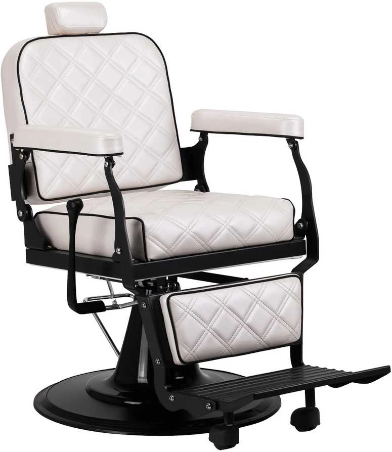 Activeshop Kirpyklos kėdė Barber Chair Gabbiano Carlos Extra Pearl