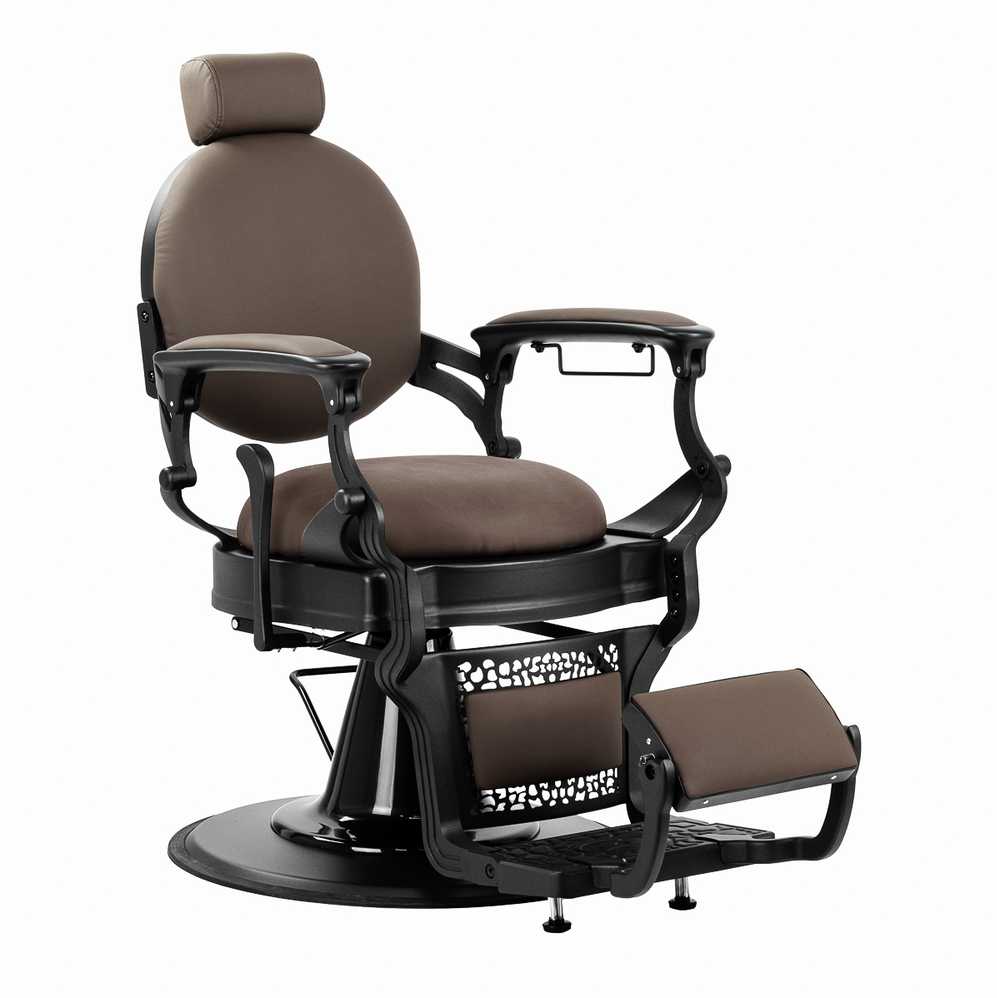 Activeshop Kirpyklos kėdė Barber Chair Gabbiano Niccolo Brown