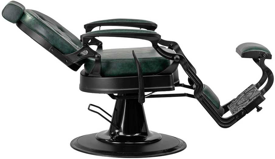 Activeshop Kirpyklos kėdė Barber Chair President Žalias Juodas