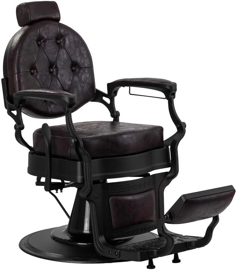 Activeshop Kirpyklos kėdė Barber Chair President Brown Juodas