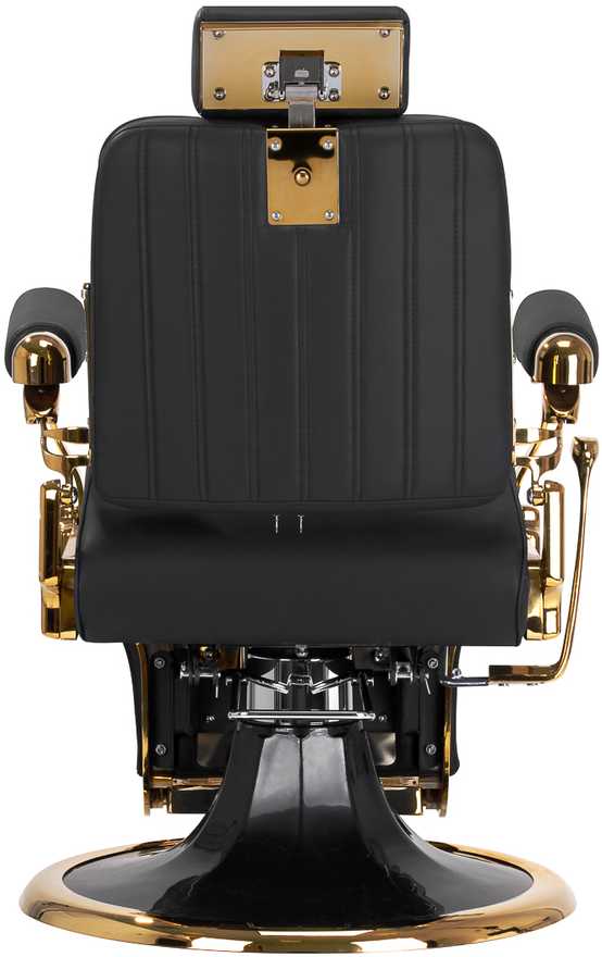 Activeshop Kirpyklos kėdė Barber Chair Gabbiano Leonardo Gold Juodas