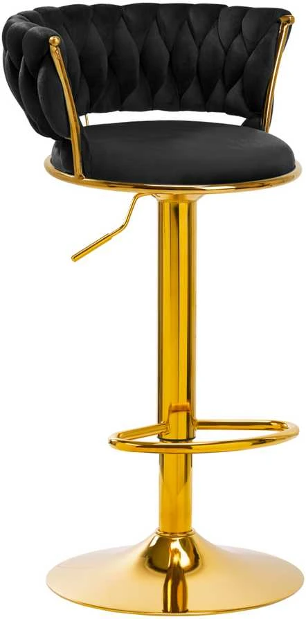 Activeshop Baro kėdė 4RICO ROMAN VELVET Juodas