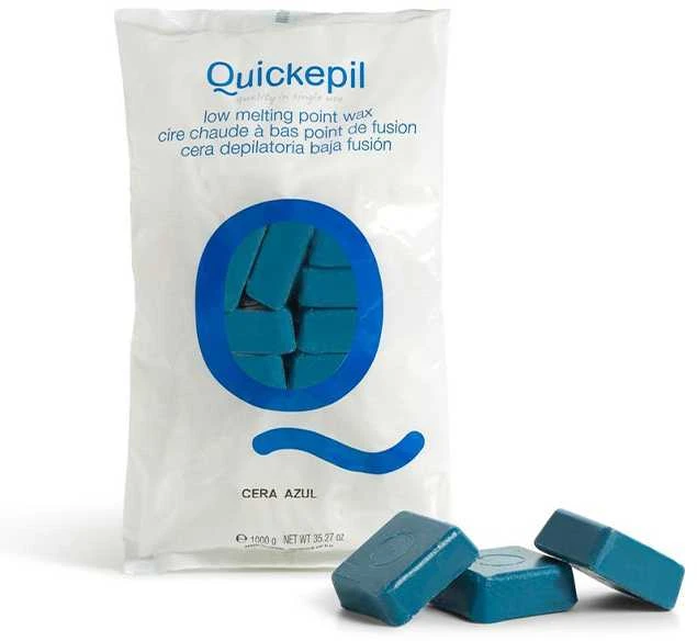 Activeshop Mėlyna Vaškas depiliacijai Quickepil Hot Wax Mėlyna, 1kg