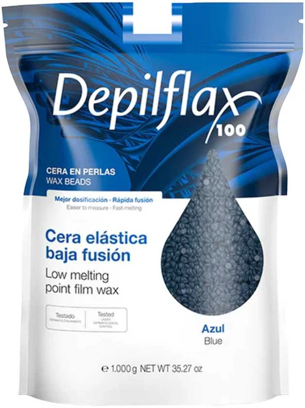 Activeshop Mėlyna Depliacinis vaškas Depilflax 100 Azul Mėlyna, granulės, 1000 g