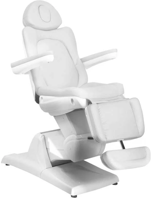 Activeshop Kosmetologinis krėslas AZZURRO 870 ELECTRIC 3 MOTOR Baltas