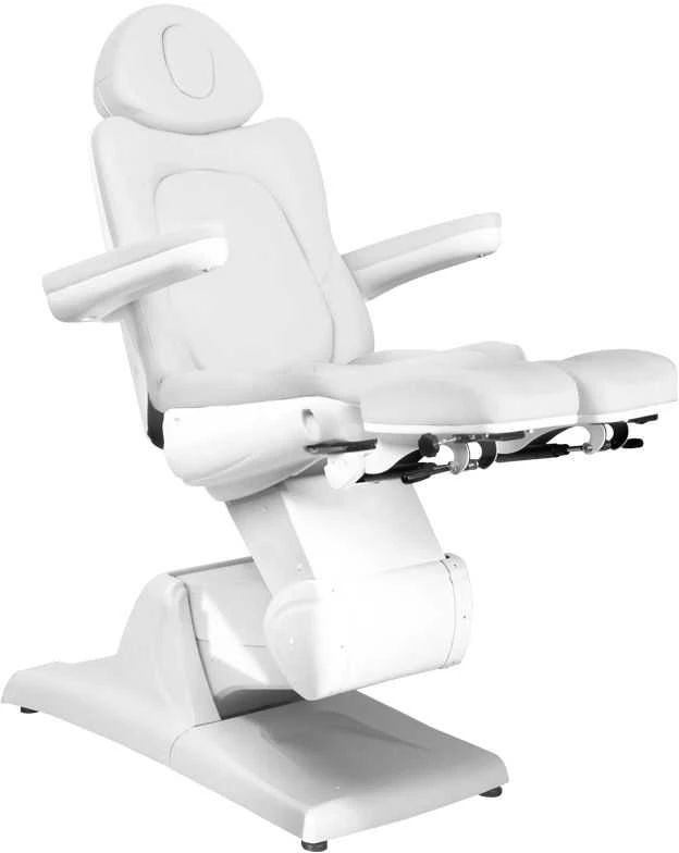 Activeshop Kosmetologinis krėslas AZZURRO 870 PEDI ELECTRIC 3 MOTOR Baltas
