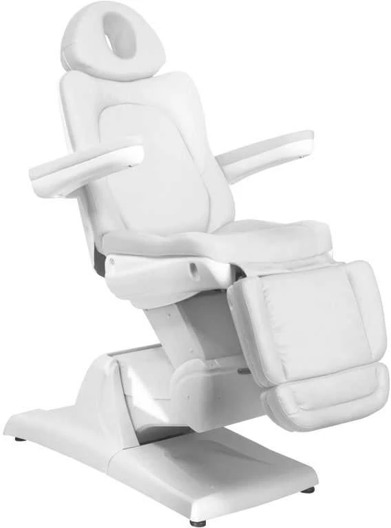 Activeshop Kosmetologinis krėslas AZZURRO 870 ELECTRIC 3 MOTOR Baltas