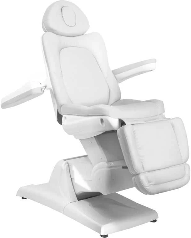 Activeshop Kosmetologinis krėslas AZZURRO 870 ELECTRIC 3 MOTOR Baltas