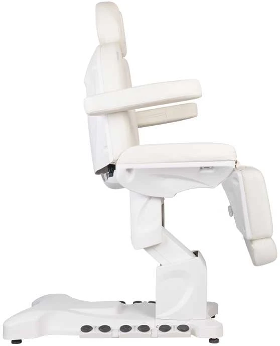 Activeshop Kosmetologinis krėslas Azzurro Pro Electric 3 Motor Foot Control Baltas Heated