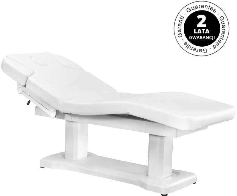 Activeshop Elektrinis masažo stalas AZZURRO ELEGANCE 4 MOTOR Baltas