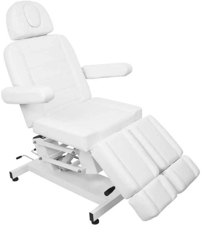 Activeshop Kosmetologinis krėslas AZZURRO ELECTRIC PEDI Baltas