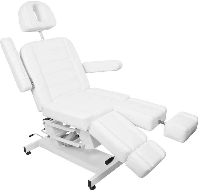 Activeshop Kosmetologinis krėslas AZZURRO ELECTRIC PEDI Baltas