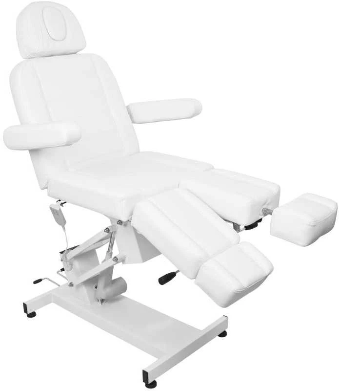 Activeshop Kosmetologinis krėslas AZZURRO ELECTRIC PEDI Baltas