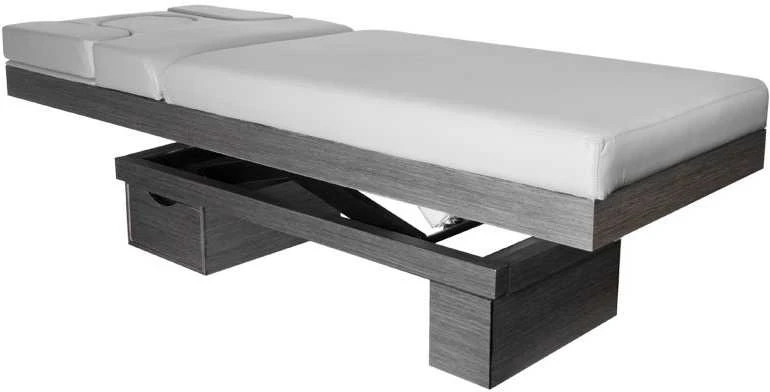 Activeshop Elektrinis masažo stalas AZZURRO SPA WOOD GRAY 2 MOTOR HEATED