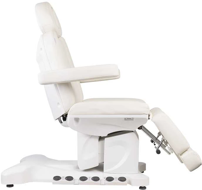 Activeshop Kosmetologinis krėslas Azzurro Pedi Pro Electric 3 Motor Foot Control Baltas Heated
