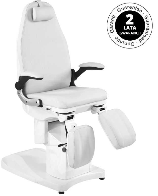 Activeshop Kosmetologinis elektrinis krėslas Azzurro 709A Pedi Baltas
