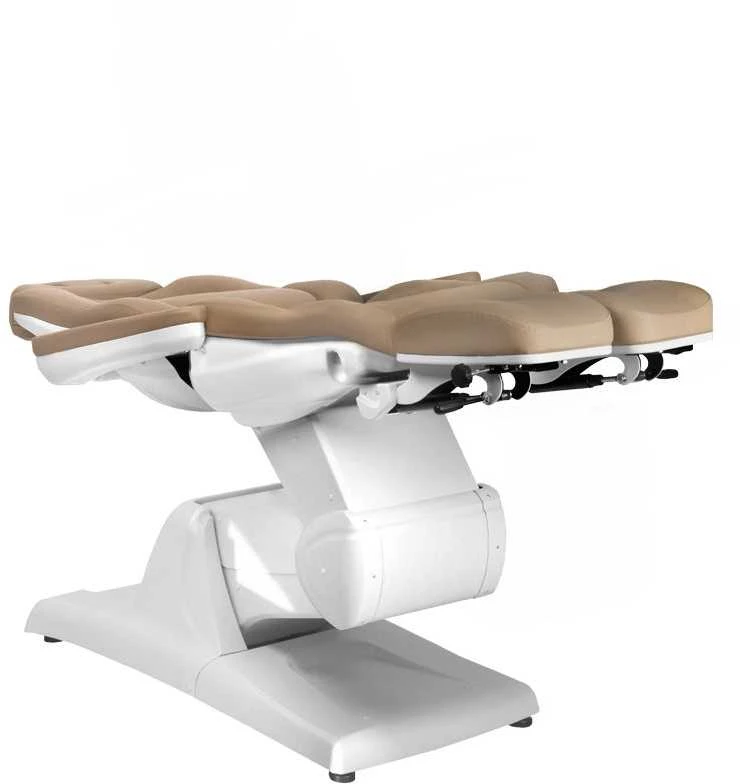 Activeshop Kosmetologinis krėslas AZZURRO 870 PEDI ELECTRIC 3 MOTOR Cappuccino