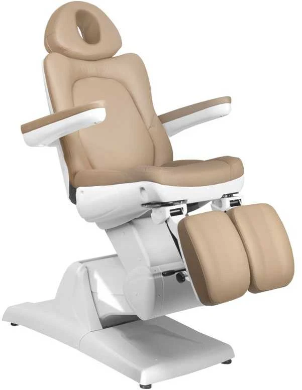 Activeshop Kosmetologinis krėslas AZZURRO 870 PEDI ELECTRIC 3 MOTOR Cappuccino