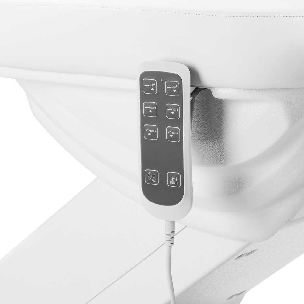 Activeshop Elektrinis kosmetologinis krėslas Sillon Luxury 3 varikliai, baltas