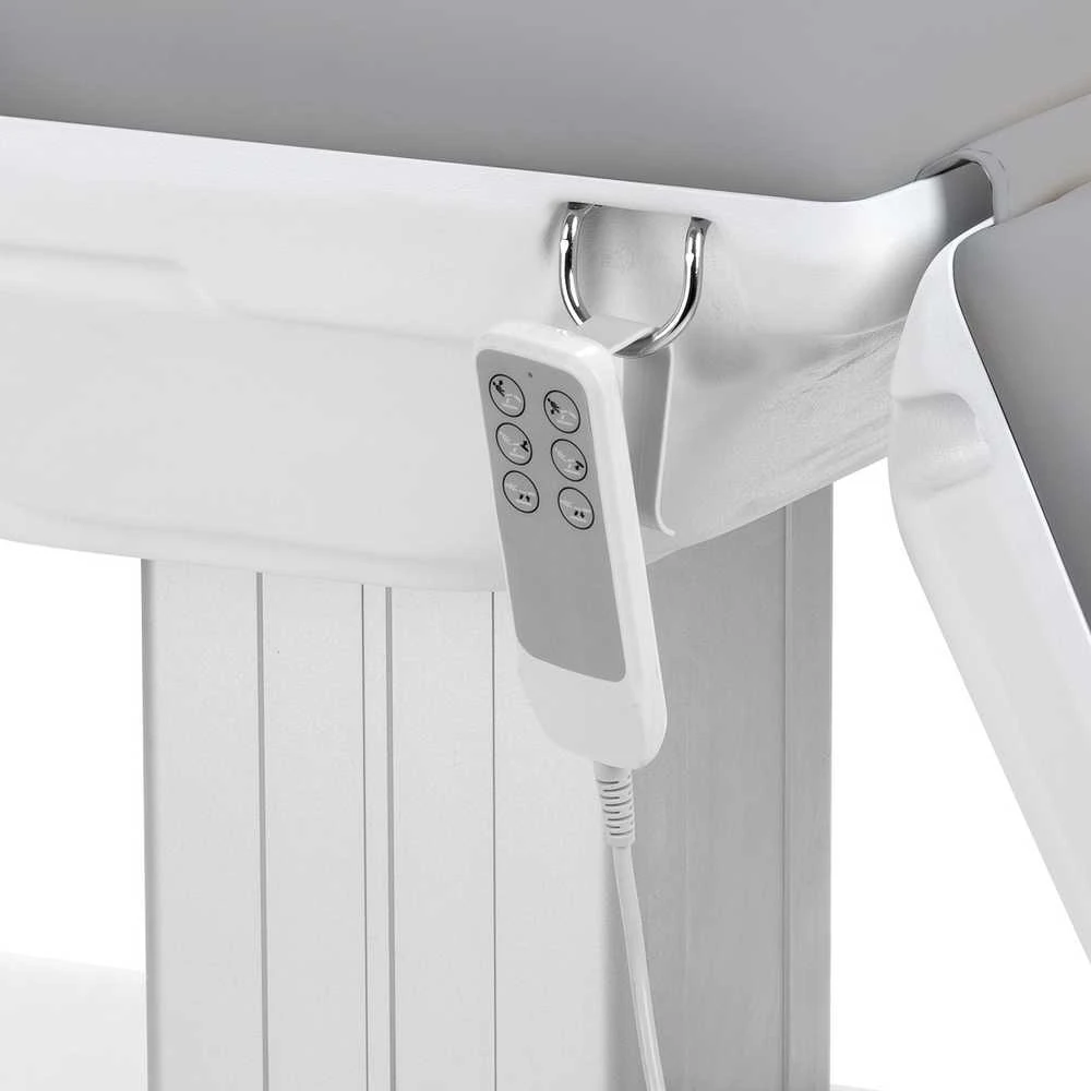 Activeshop Kosmetologinis krėslas Sillon Eclipse Electric 3 Motor Pilkas