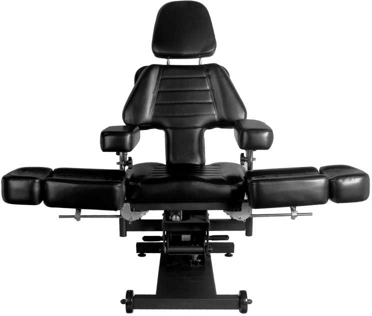 Activeshop Tatuiruočių krėslas PRO INK ELECTRIC (Juodas)