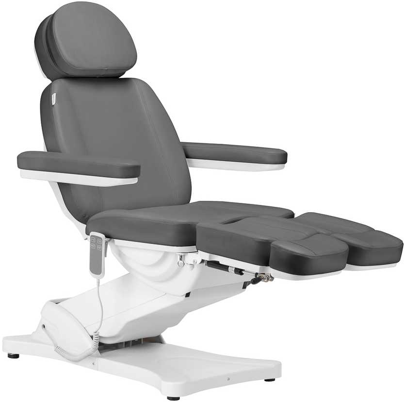 Activeshop Kosmetologinis krėslas SILLON CLASSIC 2 MOTOR ELECTRIC PEDI Pilkas