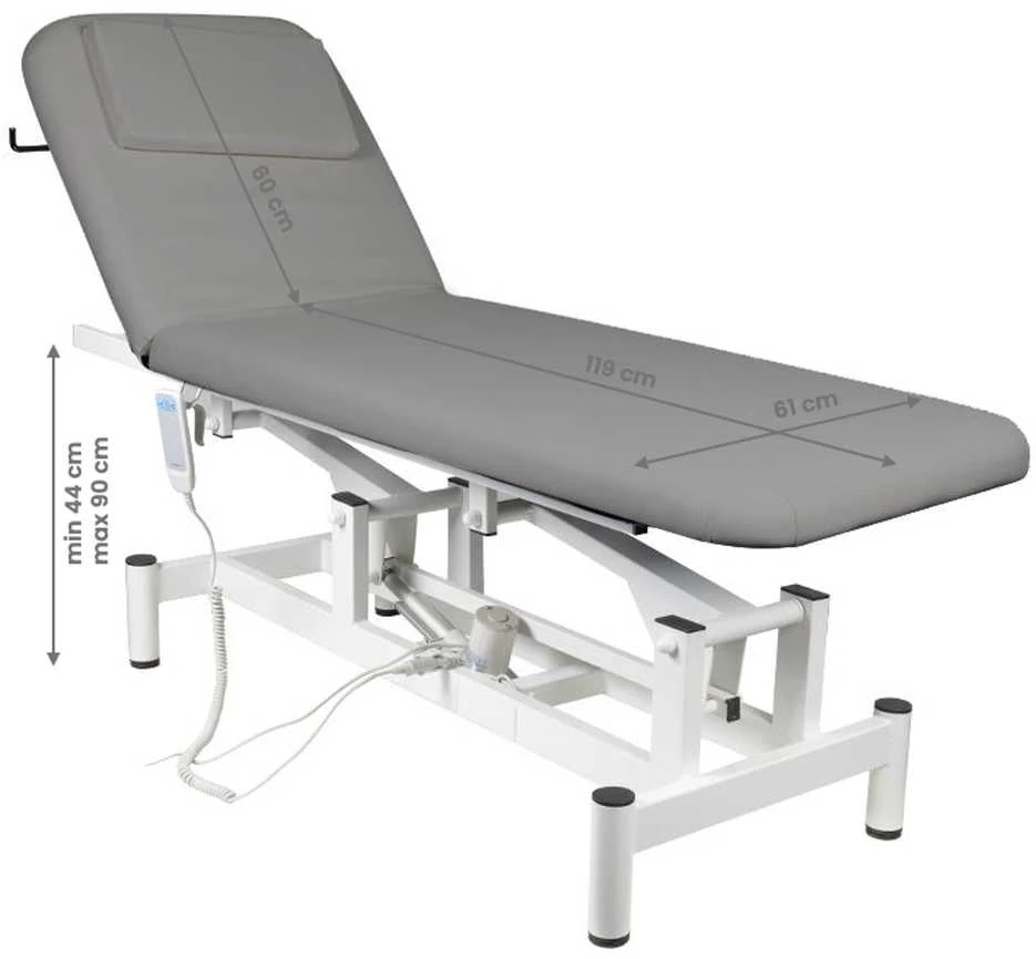 Activeshop Elektrinis masažo stalas ELECTRIC BED 1 MOTOR Pilkas