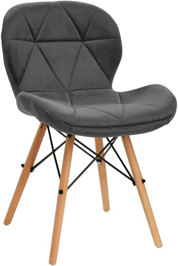 Activeshop Kėdė 4Rico QS-186 Scandi Velvet Pilkas