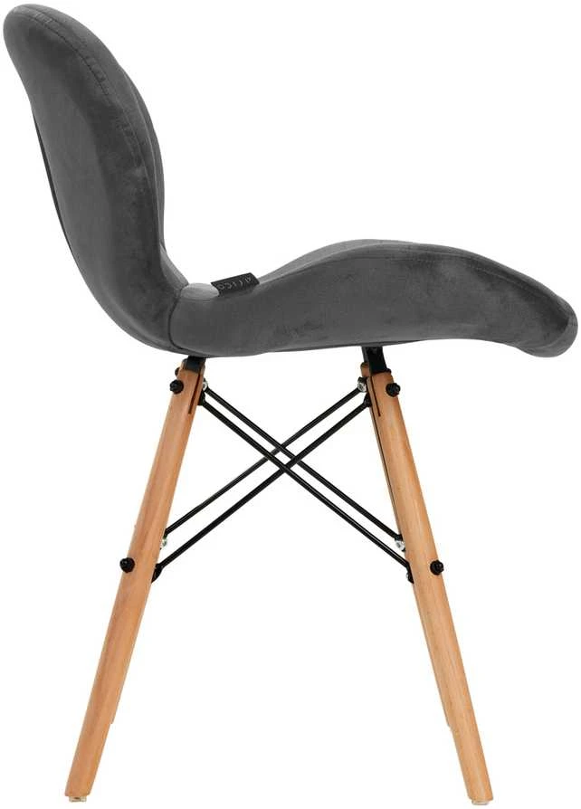Activeshop Kėdė 4Rico QS-186 Scandi Velvet Pilkas