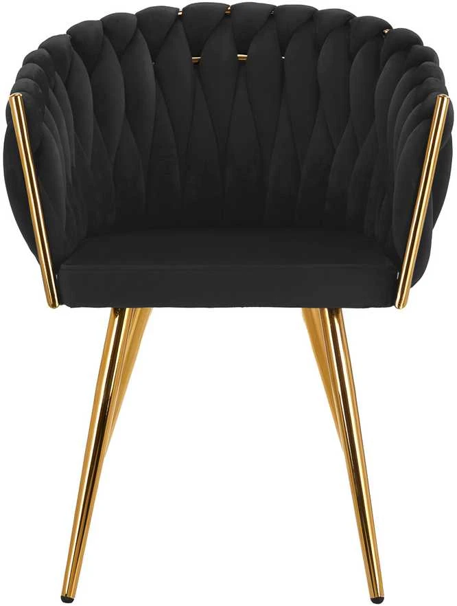 Activeshop Fotelis 4Rico QS-GW06G Velvet Juodas