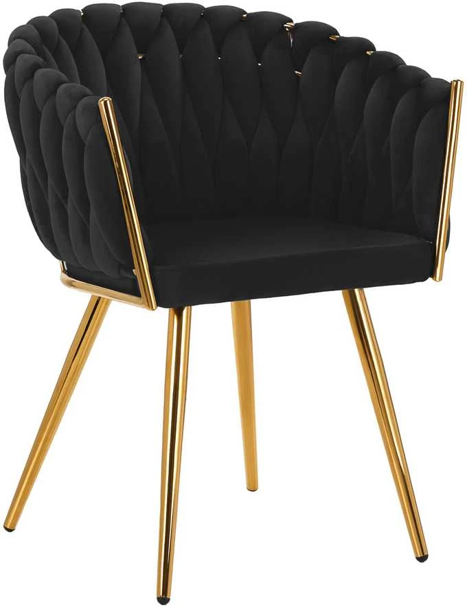 Activeshop Fotelis 4Rico QS-GW06G Velvet Juodas