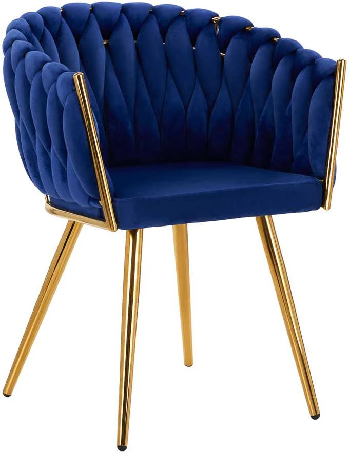 Activeshop Fotelis 4Rico QS-GW06G Velvet Mėlyna