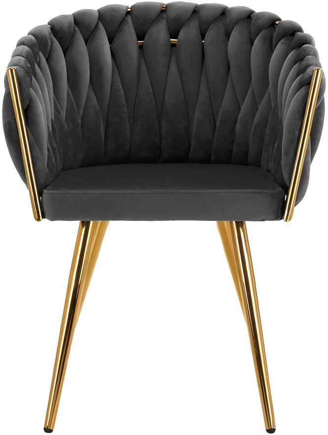 Activeshop Fotelis 4Rico QS-GW06G Velvet Pilkas