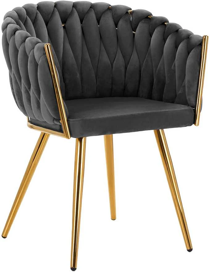 Activeshop Fotelis 4Rico QS-GW06G Velvet Pilkas