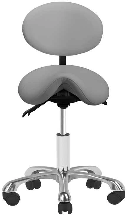 Activeshop Kosmetologinė meistro kėdutė COSMETIC STOOL GIOVANNI Pilkas
