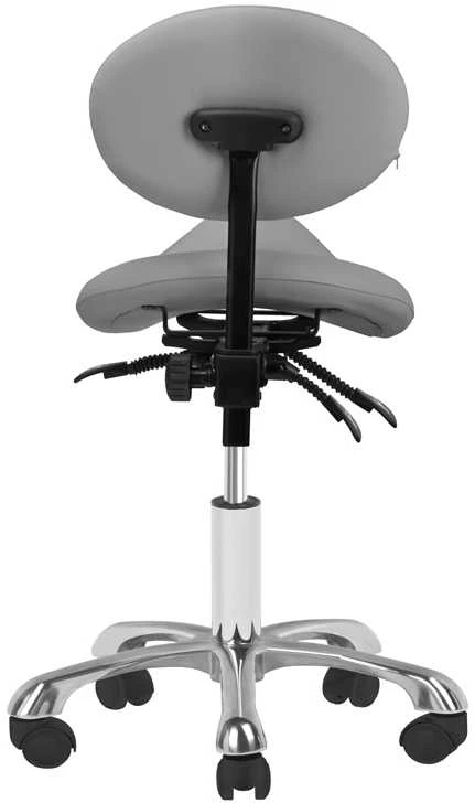 Activeshop Kosmetologinė meistro kėdutė COSMETIC STOOL GIOVANNI Pilkas